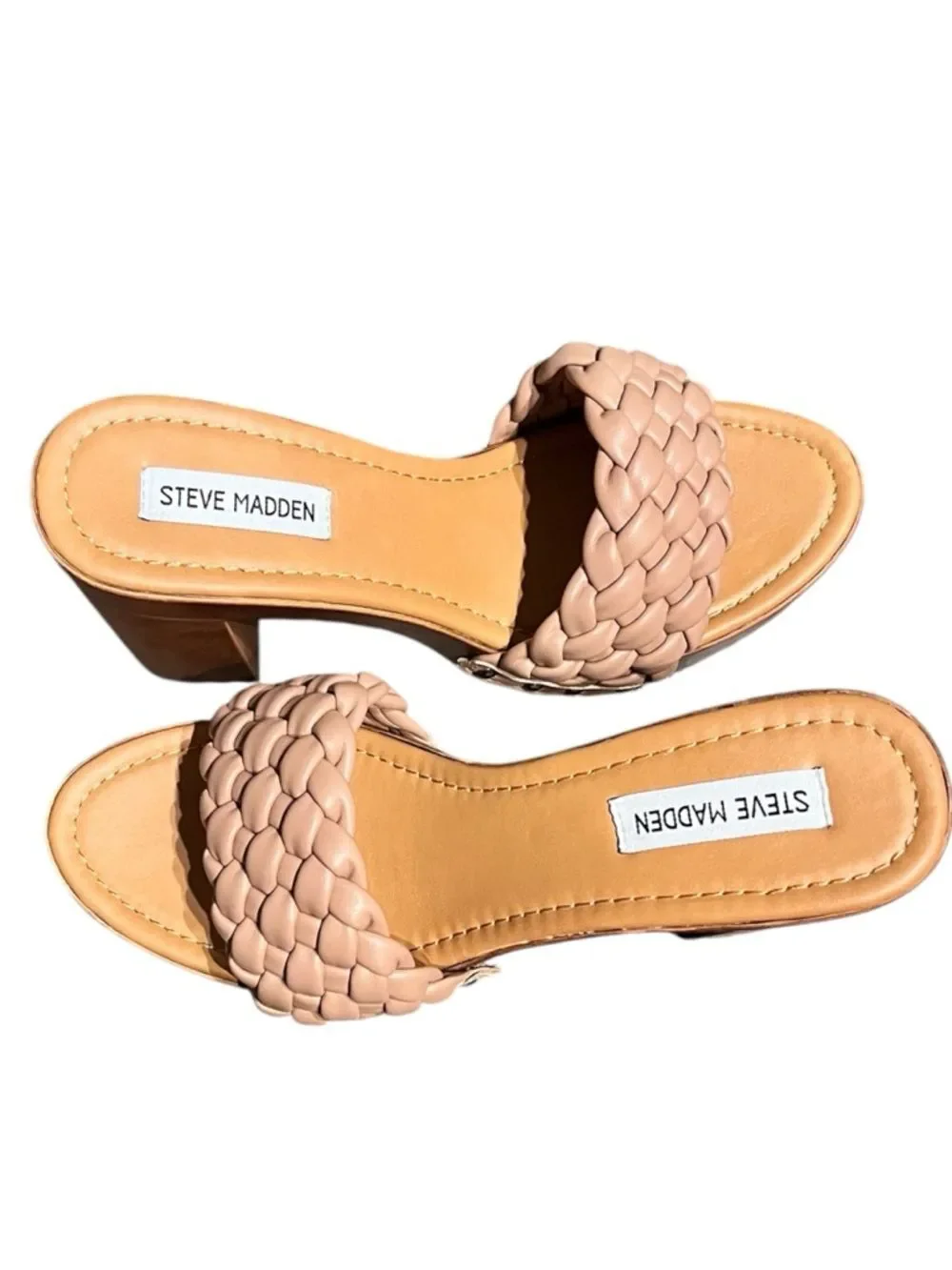 Steve Madden Amazed Braided Platform Sandals Size 9.5
